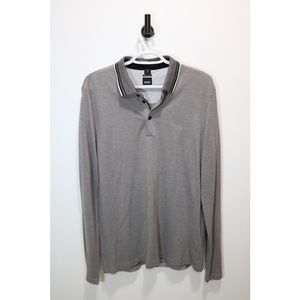 Hugo Boss Paschal Slim Fit Long Sleeve Polo Size M